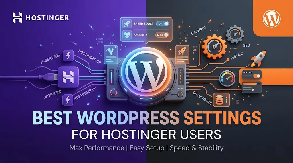 Best WordPress Settings for Hostinger Users