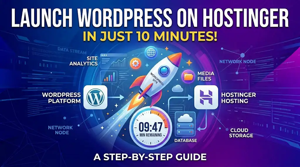 How to Launch a WordPress Website on Hostinger in 10 Minutes